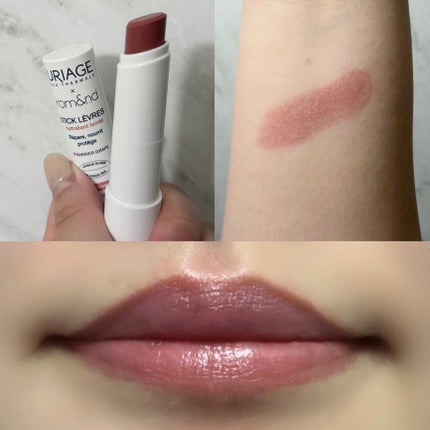 ユリアージュ Uriage × rom&nd スティックレーブルのクチコミ「
今日の投稿は URIAGE×rom&nd コラボ商品のカラーリップ 🎀
この間韓国行った時.....」(2枚目)