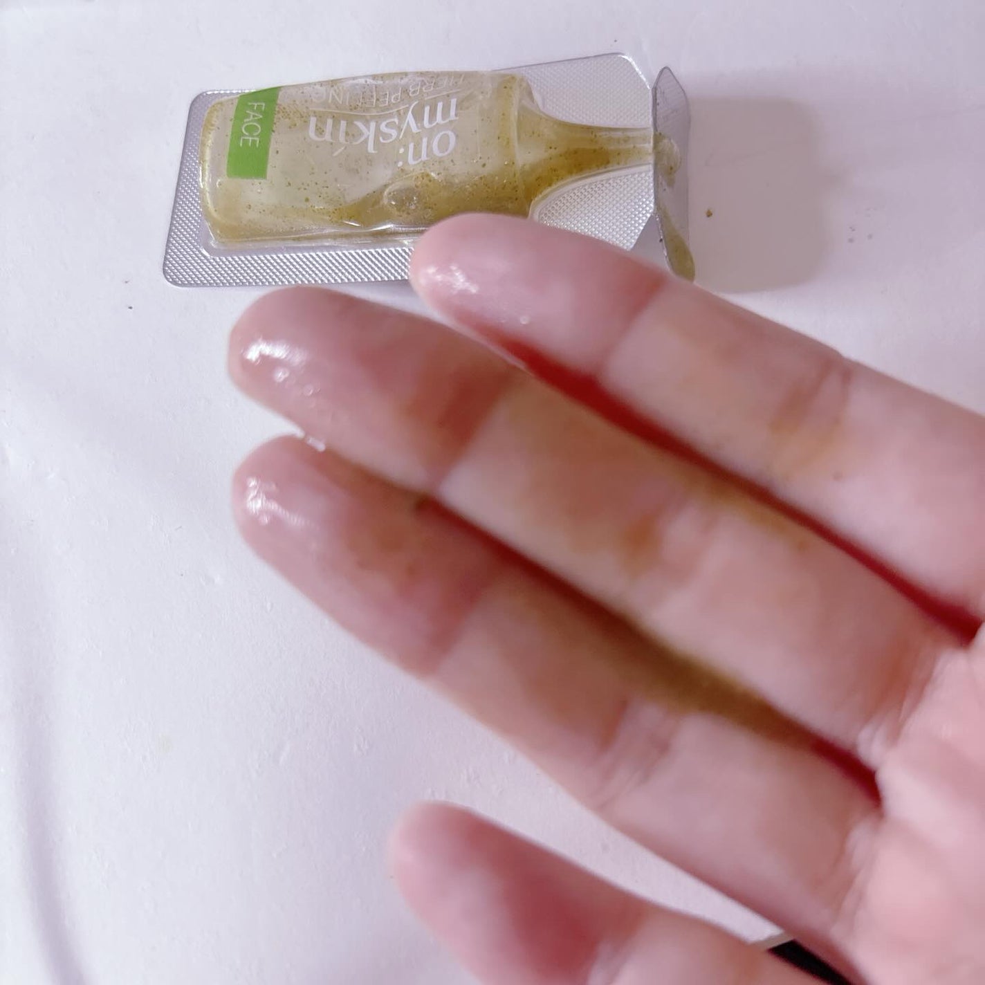 ハーブピーリング/on:myskin/ピーリングを使ったクチコミ(3枚目)