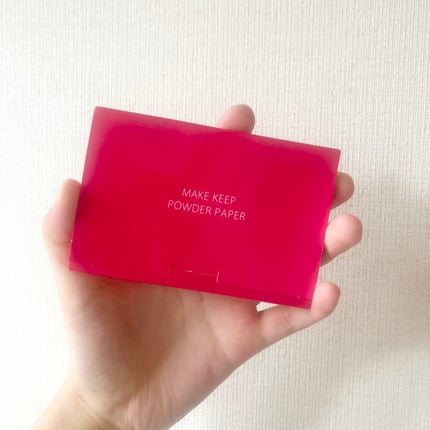 メイク キープ オイルブロック 紙パウダー/コーセーコスメニエンス/あぶらとり紙を使ったクチコミ(1枚目)