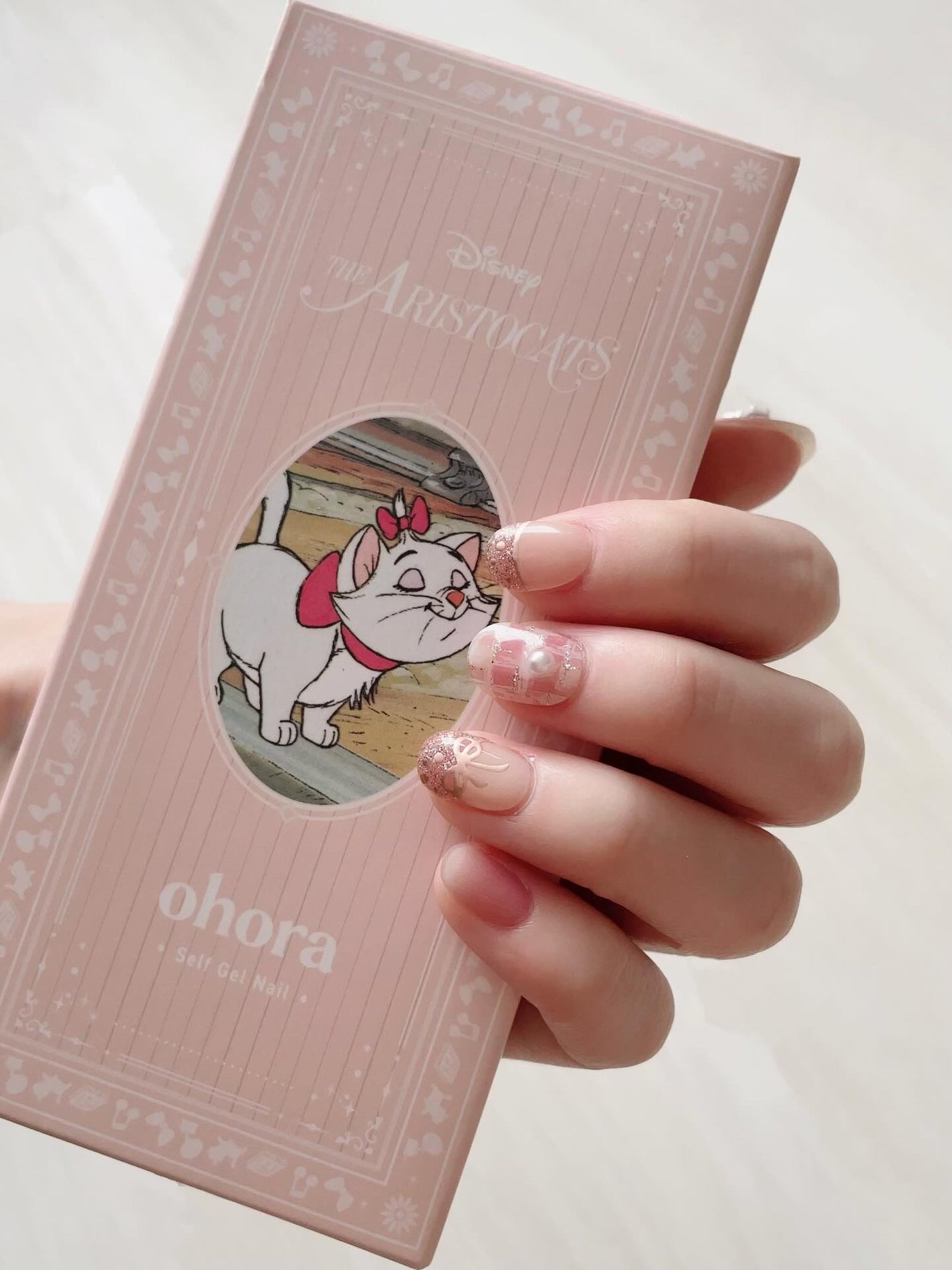 セミキュアジェルネイル(ハンド)/ohora/ネイルシールを使ったクチコミ(1枚目)