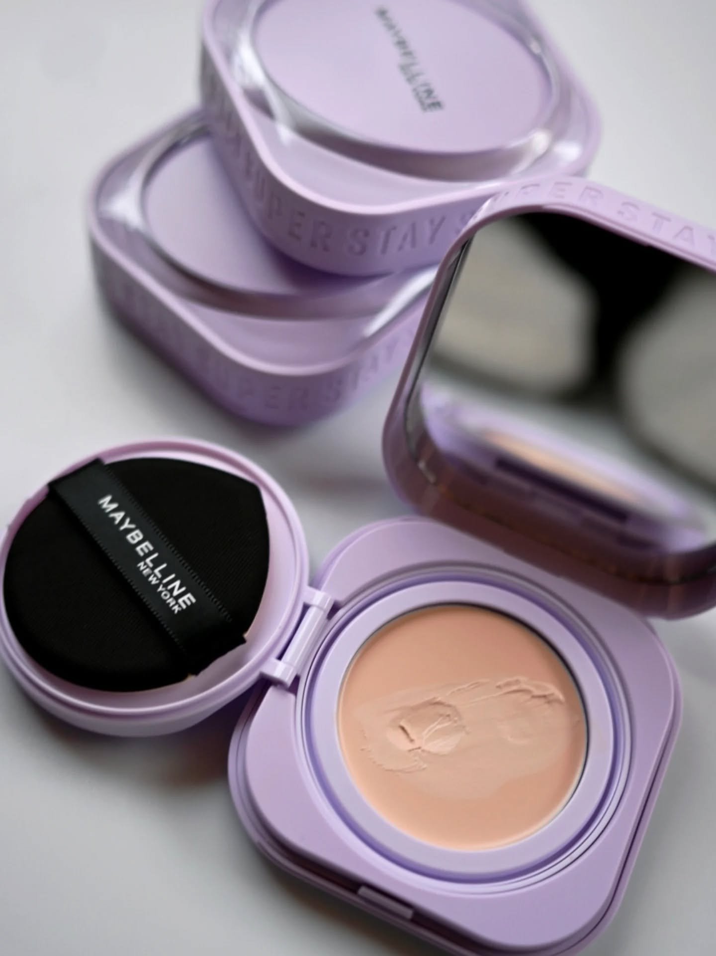 SPステイ クリームパクト ファンデーション/MAYBELLINE NEW YORK/クリーム・エマルジョンファンデーションを使ったクチコミ（2枚目）