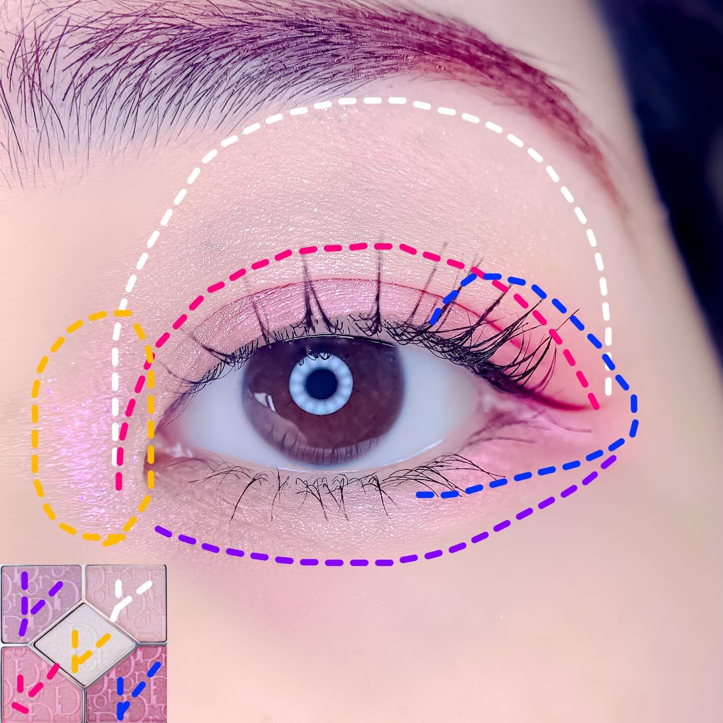 ディオールショウ サンク クルール（スプリング コレクション 2026 限定品）/Dior/アイシャドウを使ったクチコミ（2枚目）