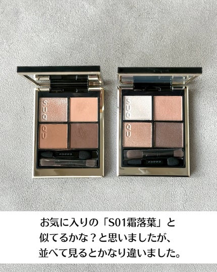シグニチャー カラー アイズ/SUQQU/アイシャドウパレットを使ったクチコミ(4枚目)