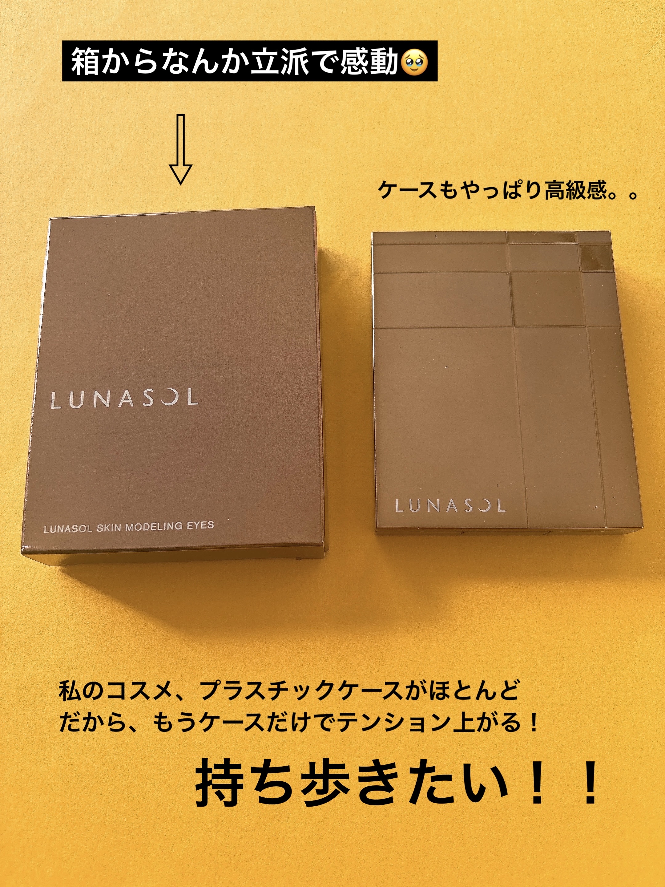 スキンモデリングアイズ/LUNASOL/アイシャドウパレットを使ったクチコミ（2枚目）