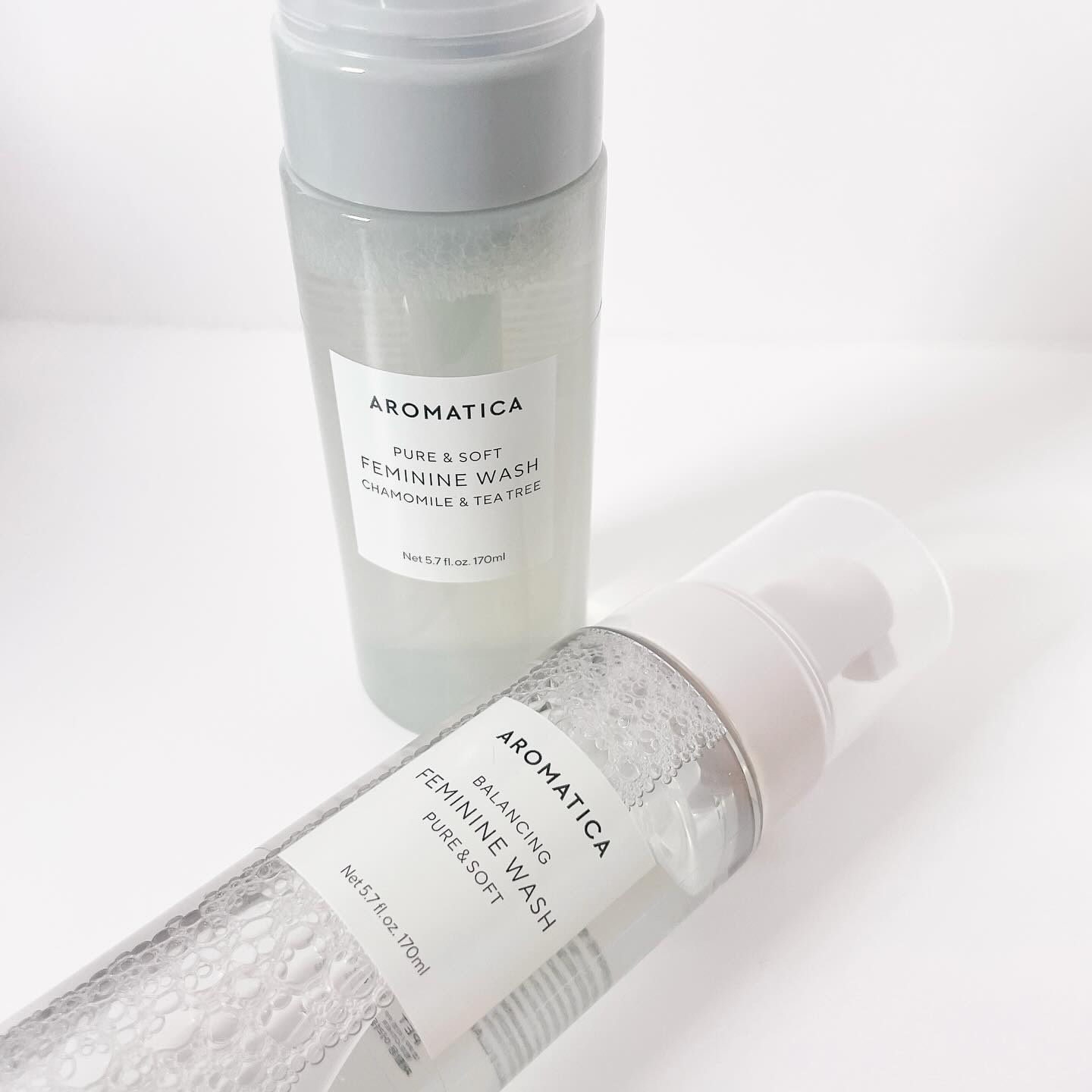 ピュア＆ソフトデリケートゾーンソープカモミール＆ティーツリー/AROMATICA/デリケートゾーンケアを使ったクチコミ（1枚目）