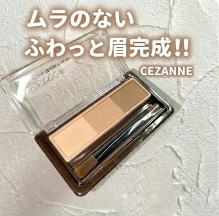 アイブロウ&シェードパウダー/CEZANNE/パウダーアイブロウを使ったクチコミ(1枚目)