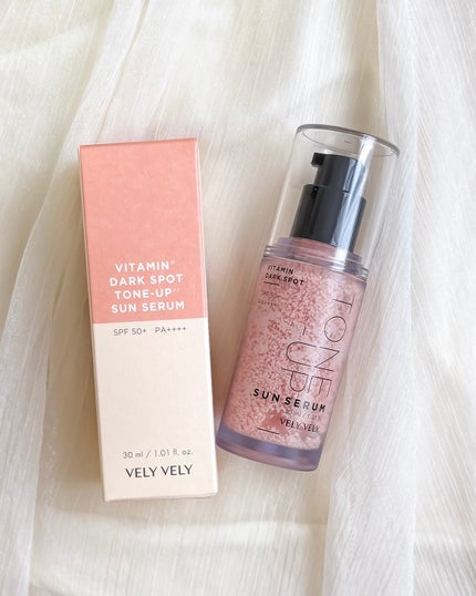 ビタミントーンアップサンセラム/VELY VELY/日焼け止めローションを使ったクチコミ(1枚目)