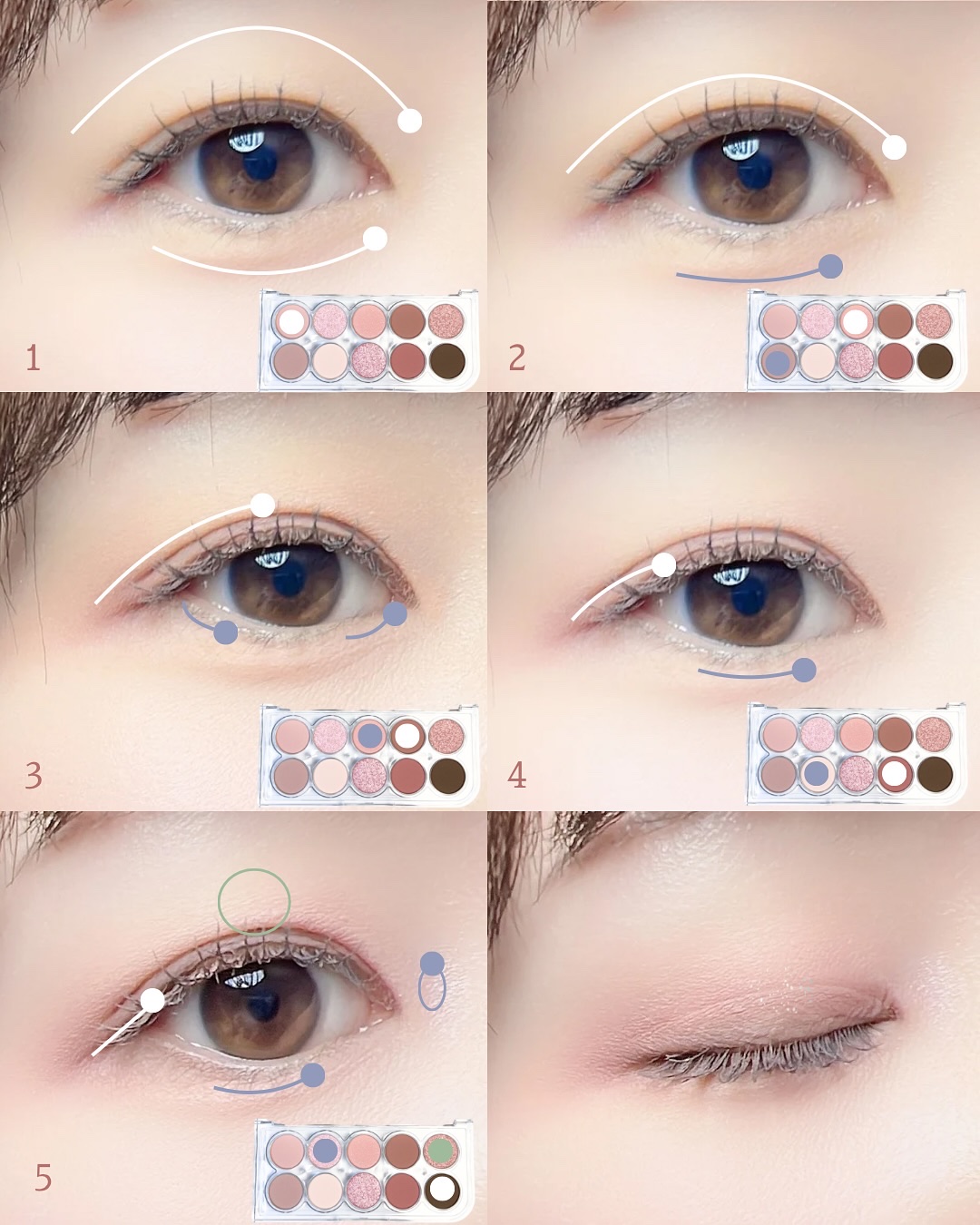 ライトオンアイズシャドウパレット/ルミル/アイシャドウパレットを使ったクチコミ（3枚目）