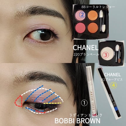 レ キャトル オンブル/CHANEL/アイシャドウパレットを使ったクチコミ(4枚目)