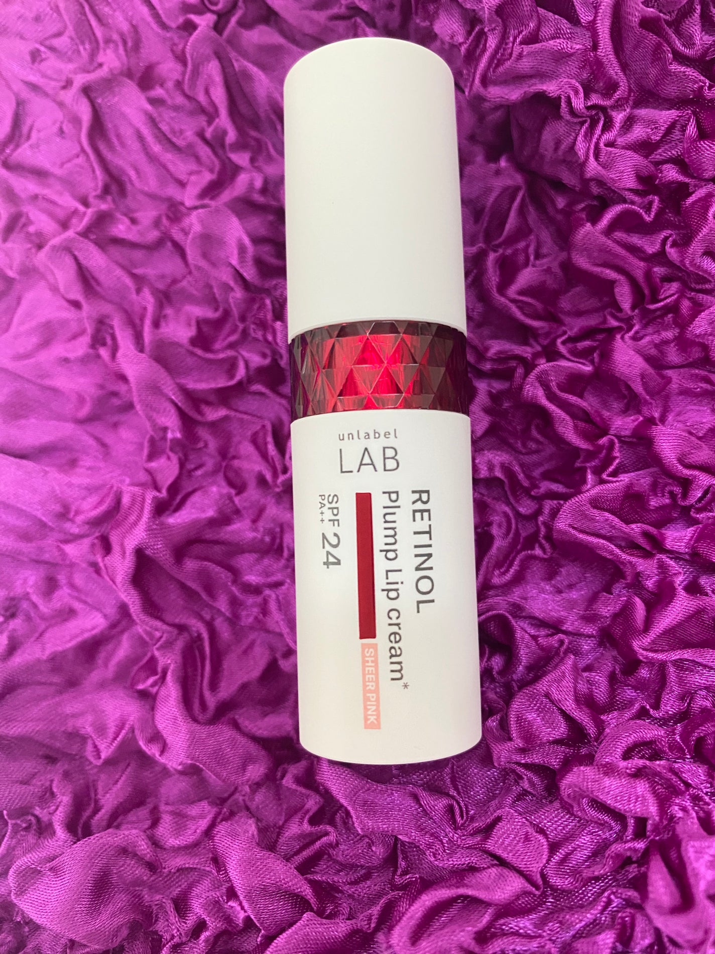 アンレーベル ラボ R プランプ UVリップクリーム/unlabel/リップクリームを使ったクチコミ(2枚目)