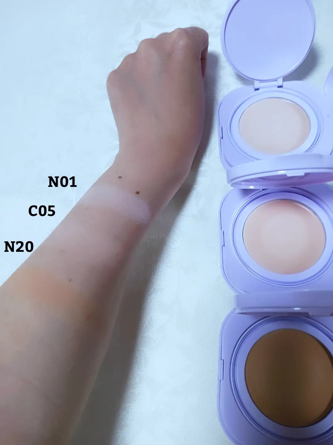 SPステイ クリームパクト ファンデーション/MAYBELLINE NEW YORK/クリーム・エマルジョンファンデーションを使ったクチコミ（3枚目）