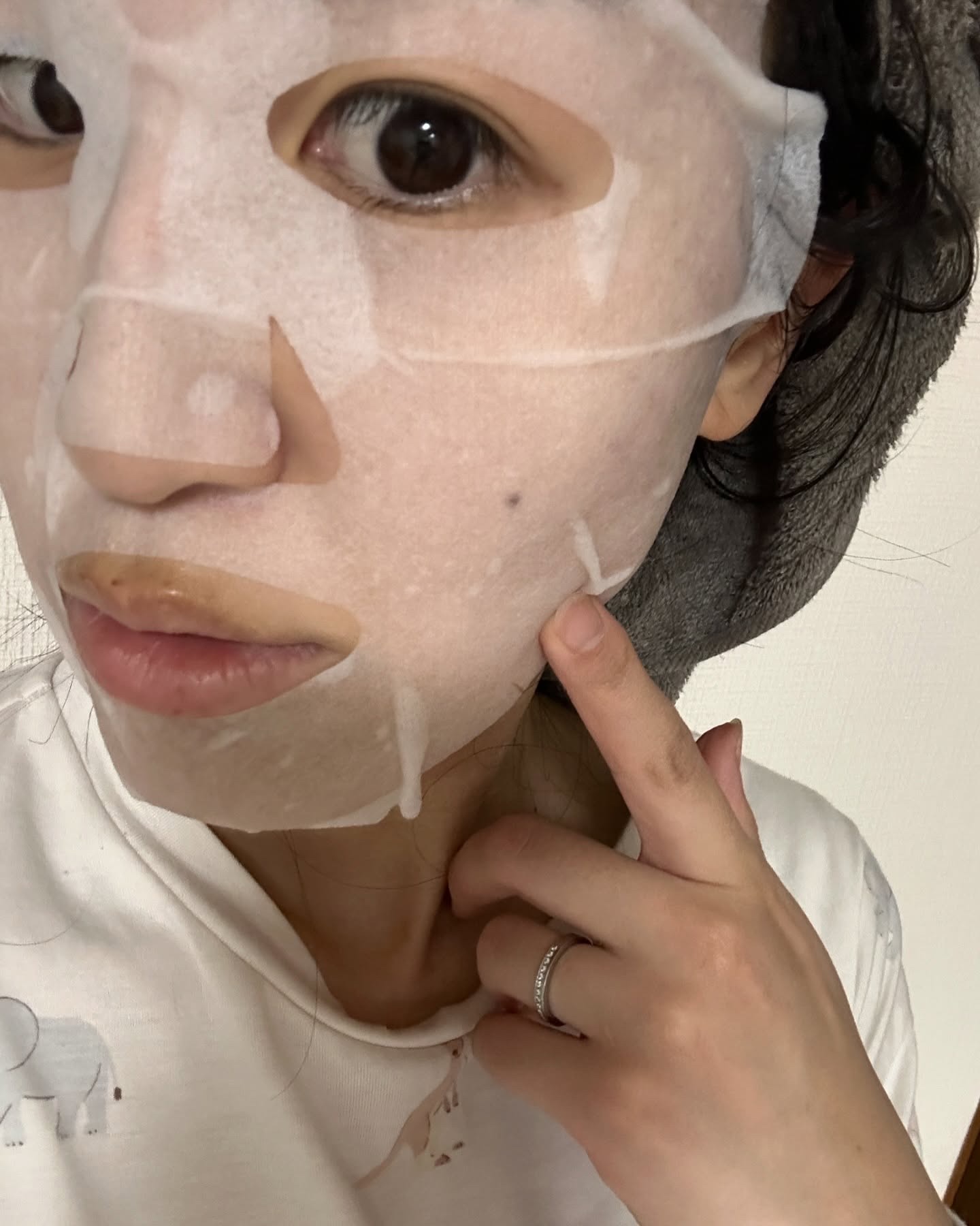 hadatore ピールマスク 13[シートマスク]/hadatore/シートマスク・パックを使ったクチコミ（3枚目）