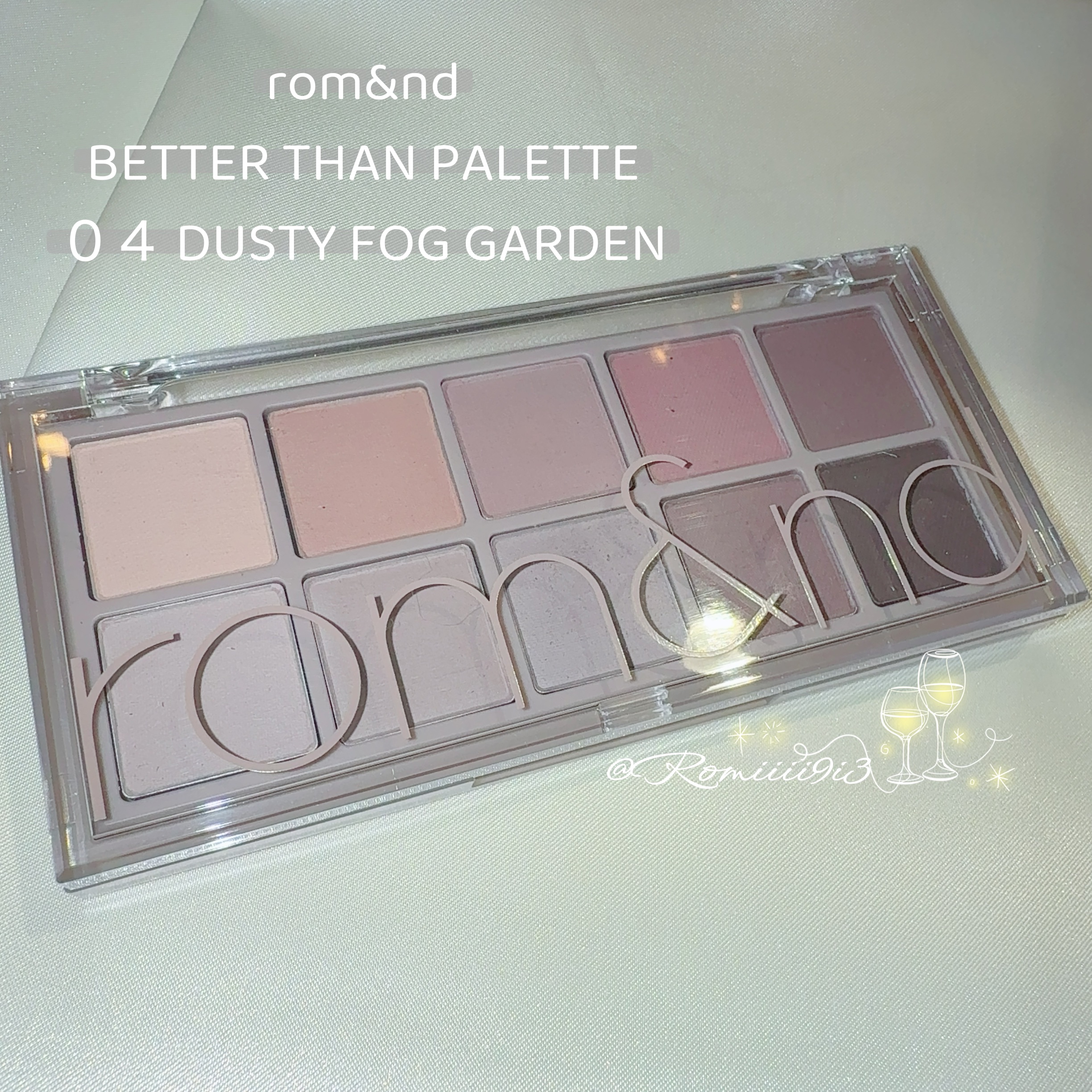 ベターザンパレット/rom&nd/アイシャドウパレットを使ったクチコミ（1枚目）