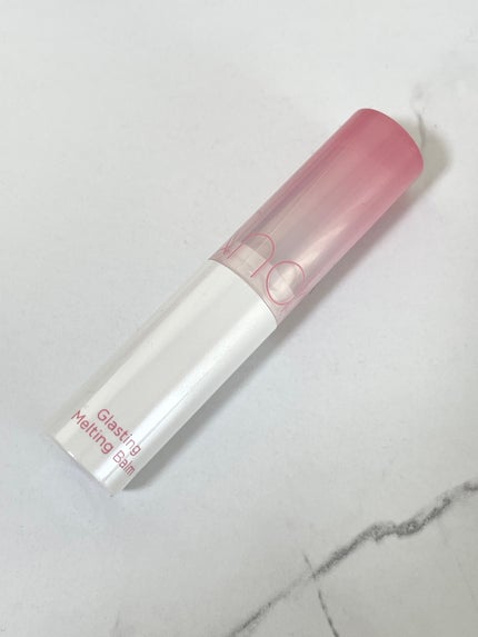 グラスティングメルティングバーム 02 ラヴィーピンク(Lovey Pink)/rom&nd/リップバームの画像