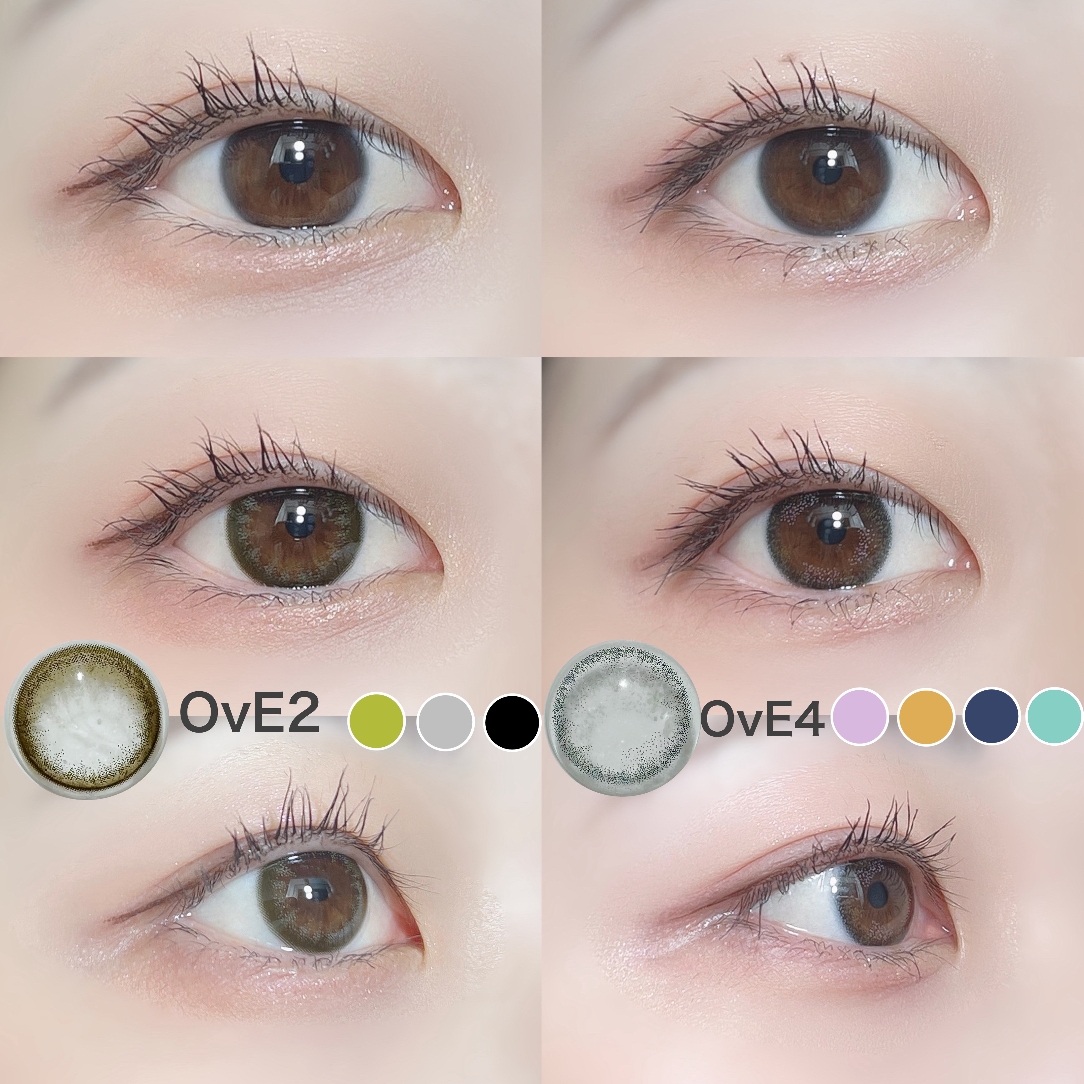 OvE選べる6種お試しセット/OvE/ワンデー（１DAY）カラコンを使ったクチコミ（3枚目）