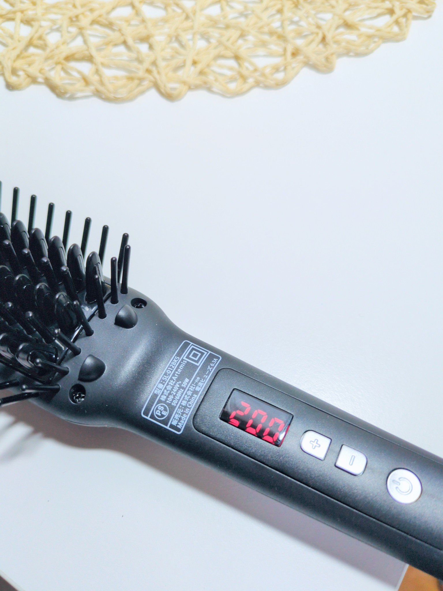 ストレートヒートブラシ スリム /SALONIA/ヒートブラシを使ったクチコミ（3枚目）