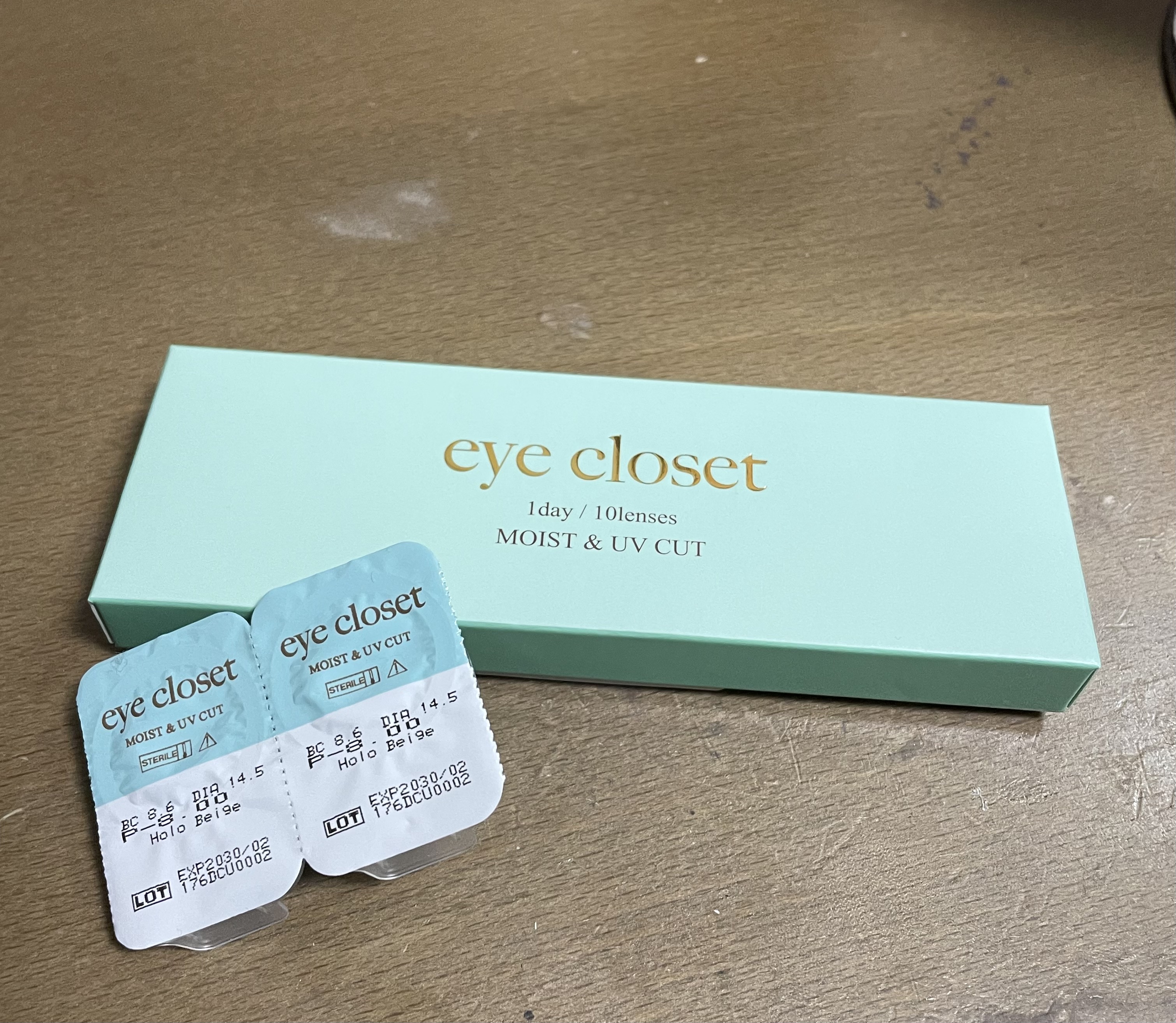 eye closet 1DAY ホロベージュ/EYE CLOSET/ワンデー（１DAY）カラコンを使ったクチコミ（1枚目）