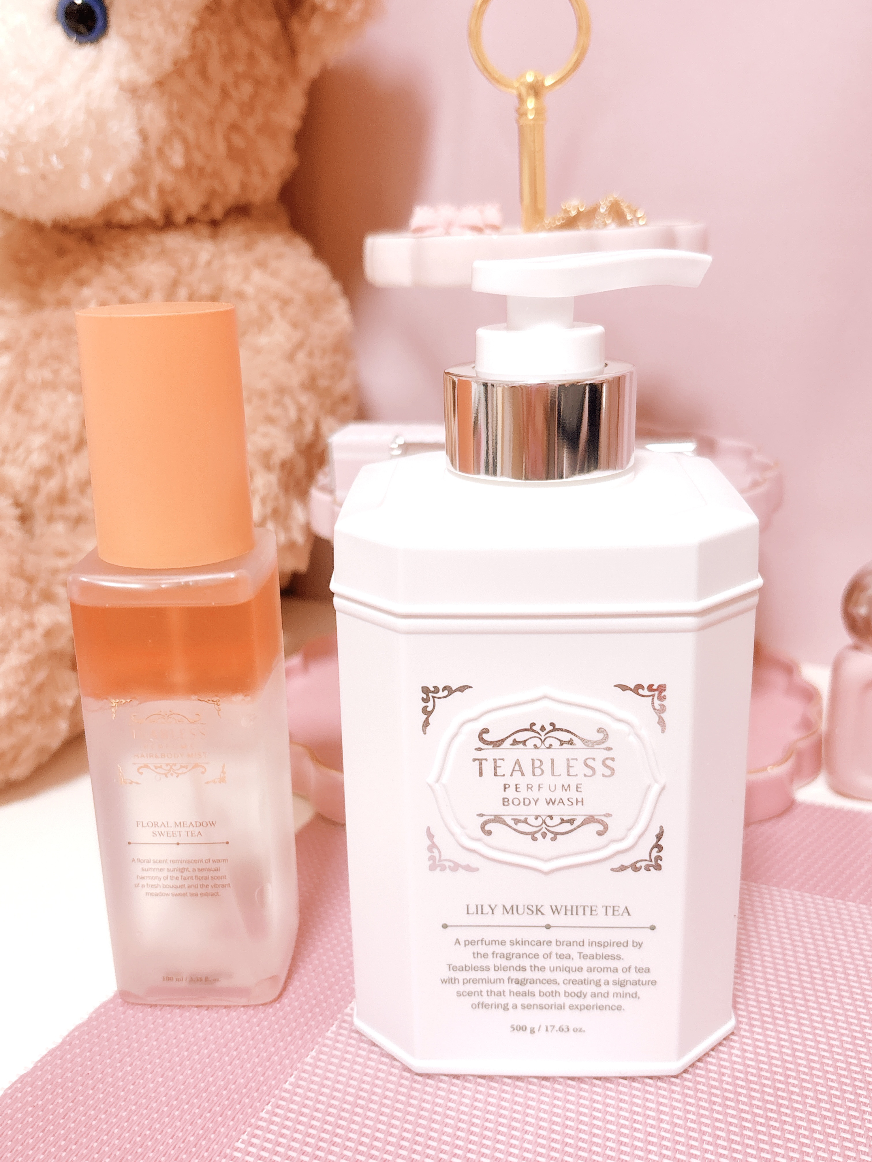 TEABLESS パヒュームヘア&ボディミスト フローラルメドウスウィートティーのクチコミ「TEABLESS @teabless_official_jp
パヒュームヘア&ボディミスト フ.....」（2枚目）