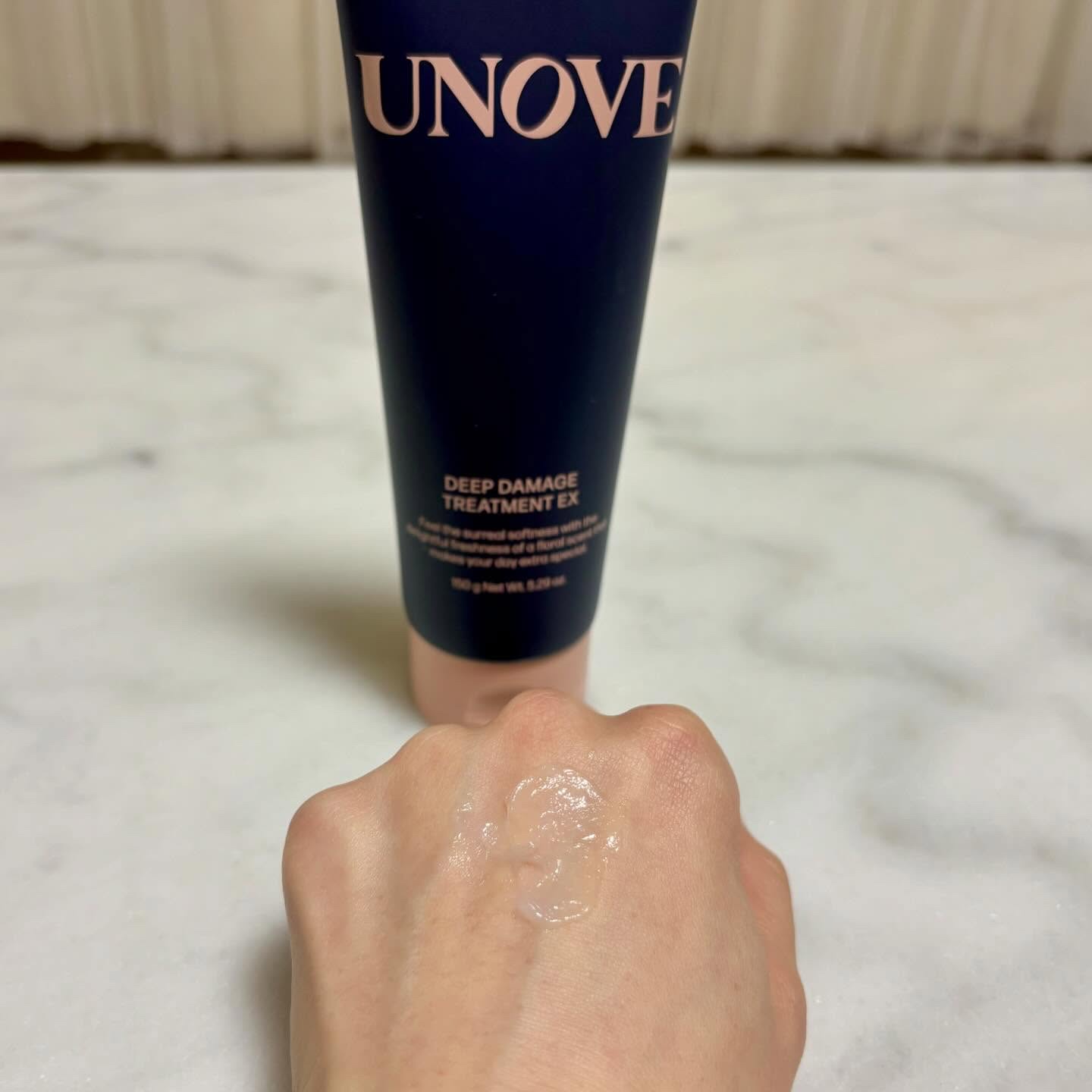 ディープダメージトリートメントEX/UNOVE/洗い流すヘアトリートメントを使ったクチコミ（3枚目）