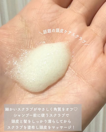 ローズマリー スカルプ スクラブ/AROMATICA/ヘッドスクラブを使ったクチコミ(2枚目)