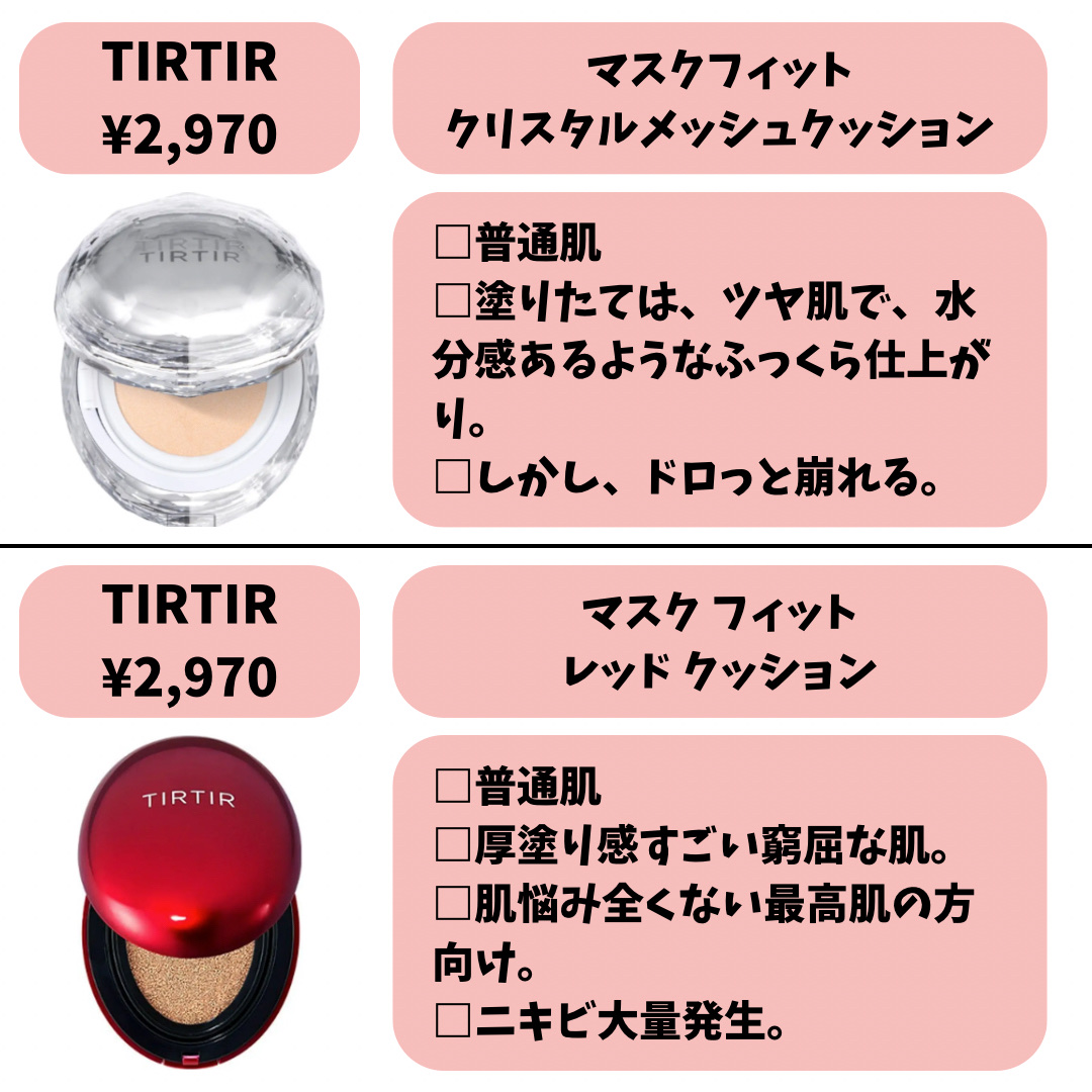 マスク フィット レッド クッション/TIRTIR(ティルティル)/クッションファンデーションを使ったクチコミ（3枚目）