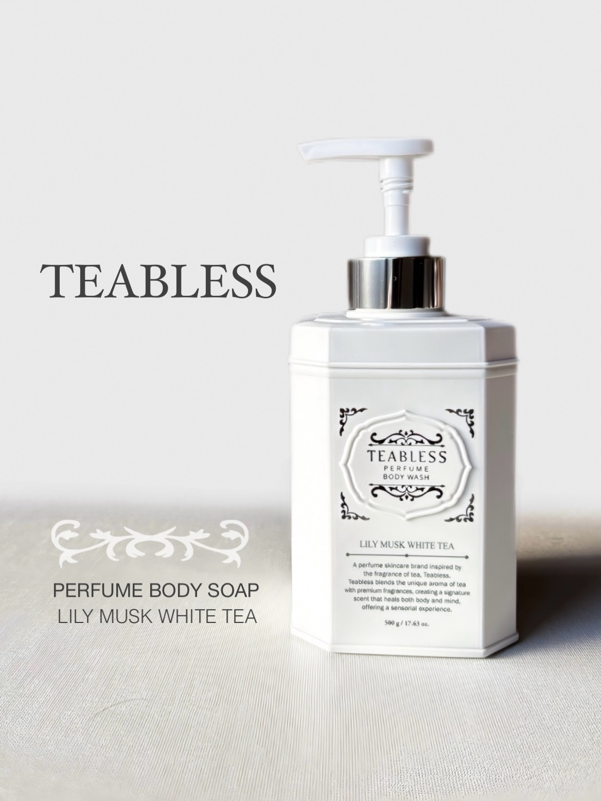 パフュームボディウォッシュ リリームスクホワイトティー/TEABLESS/ボディソープを使ったクチコミ（1枚目）