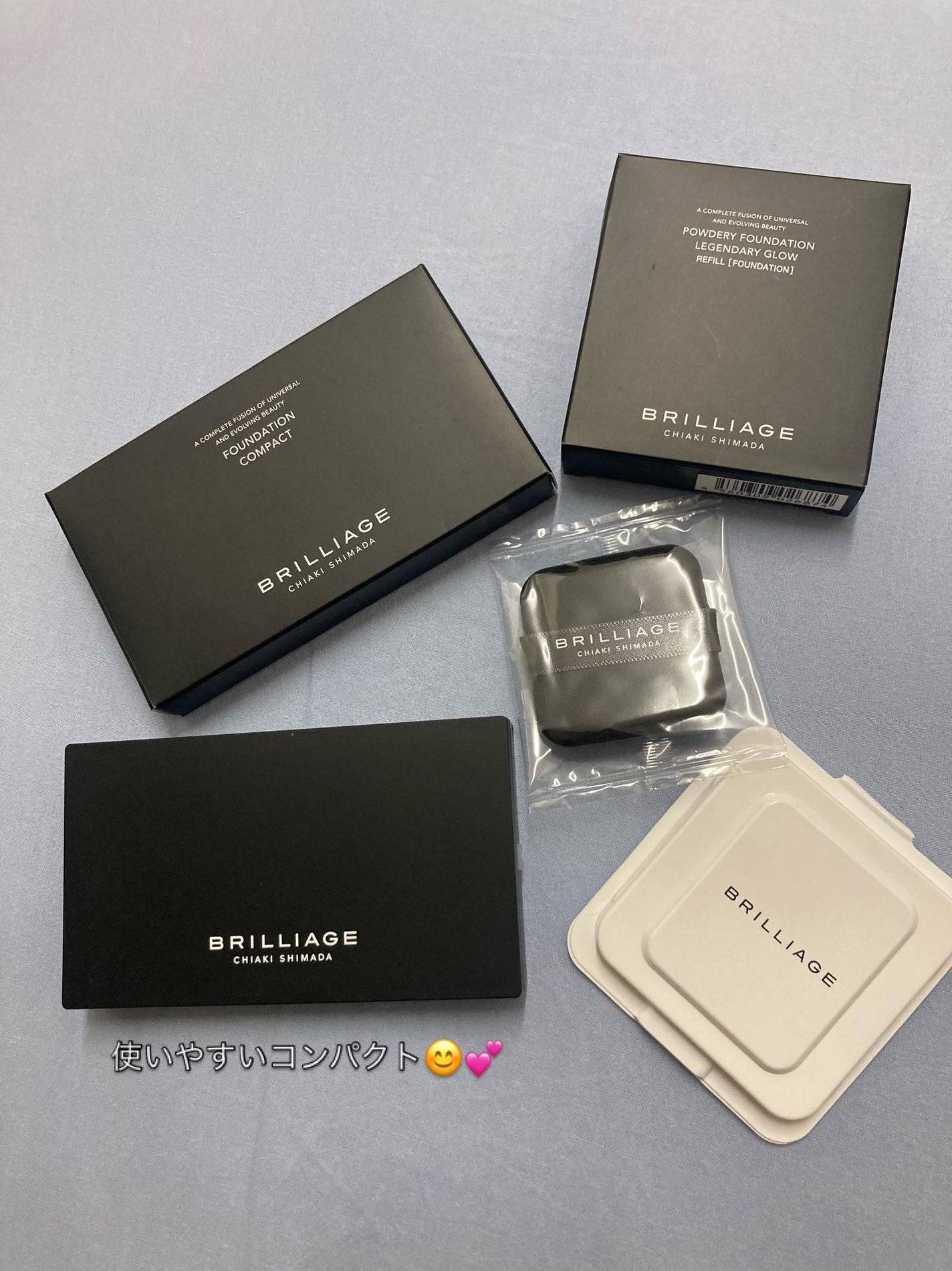パウダリーファンデーション レジェンダリー グロウ/ブリリアージュ/パウダーファンデーションを使ったクチコミ(4枚目)
