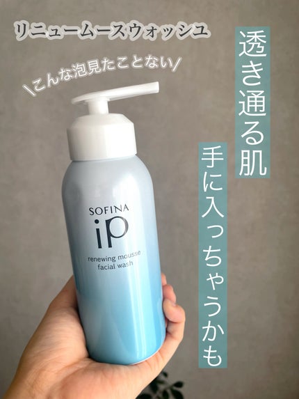 ソフィーナ iP リニュー ムース ウォッシュ/SOFINA iP/泡洗顔を使ったクチコミ(1枚目)
