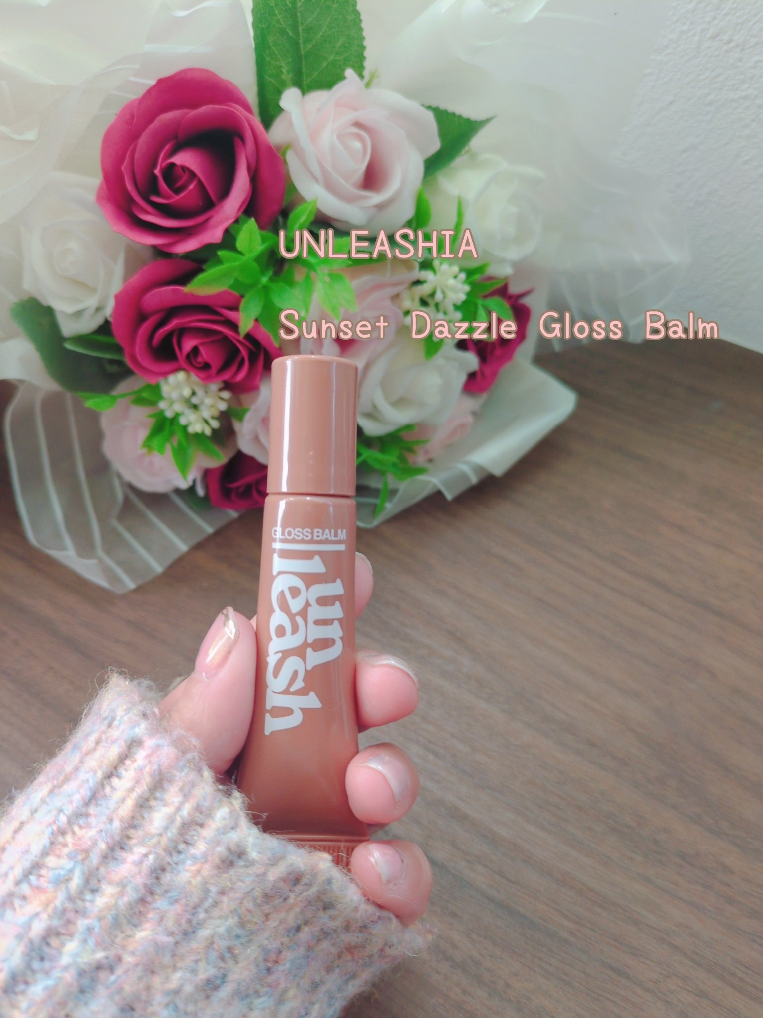 Sunset Dazzle Gloss Balm/unleashia/リップグロスを使ったクチコミ（1枚目）