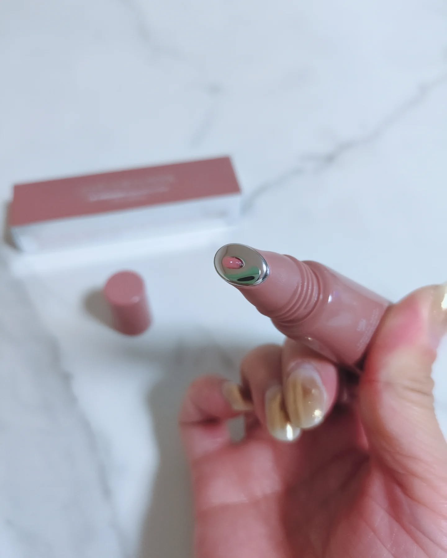 リッププレッションメタルセラムグロス/JUNG SAEM MOOL/リップグロスを使ったクチコミ（3枚目）