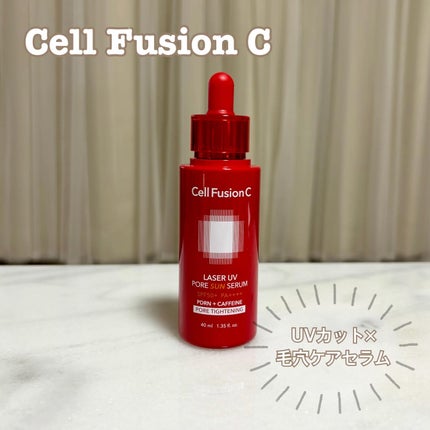 Cell Fusion C レーザーUVポアサンセラム 40mL/Cell Fusion C(セルフュージョンシー)/日焼け止めローションの画像