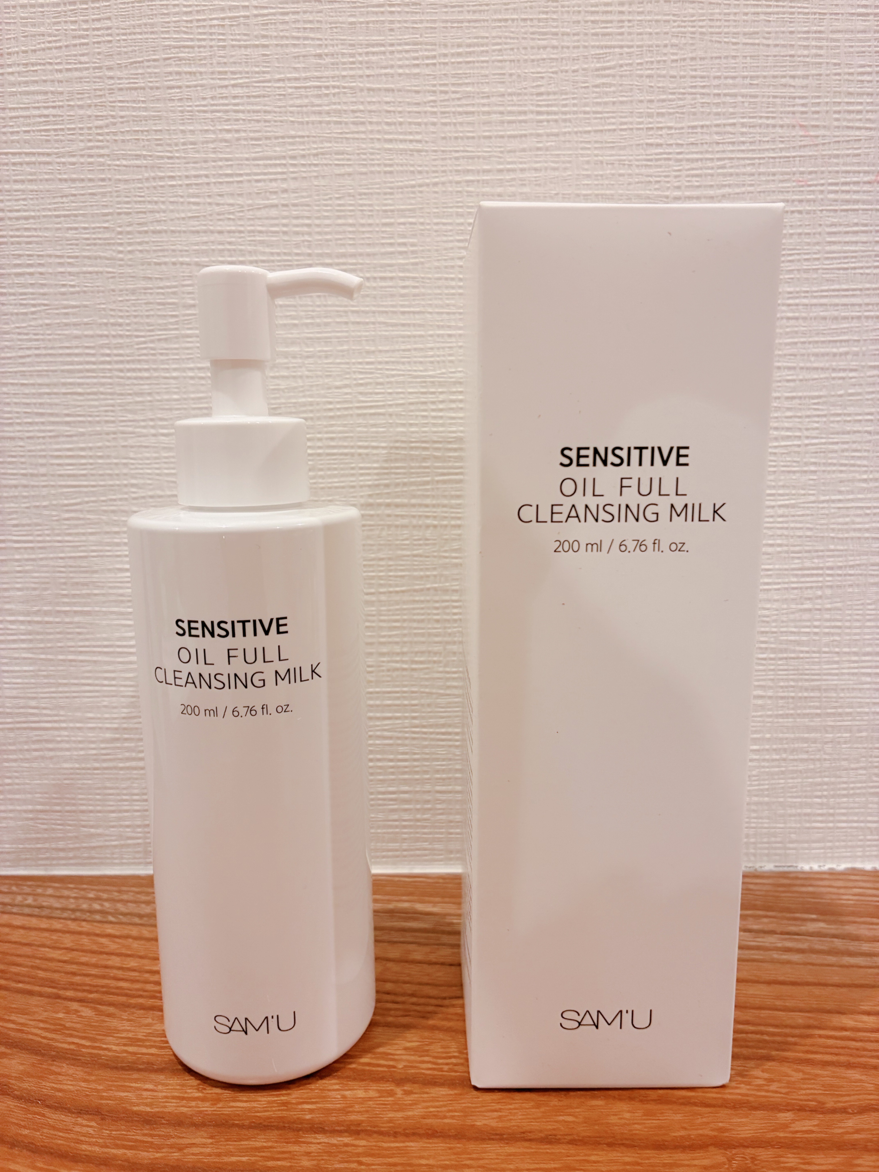 センシティブオイルフルクレンジングミルク/SAM'U/ミルククレンジングを使ったクチコミ（1枚目）