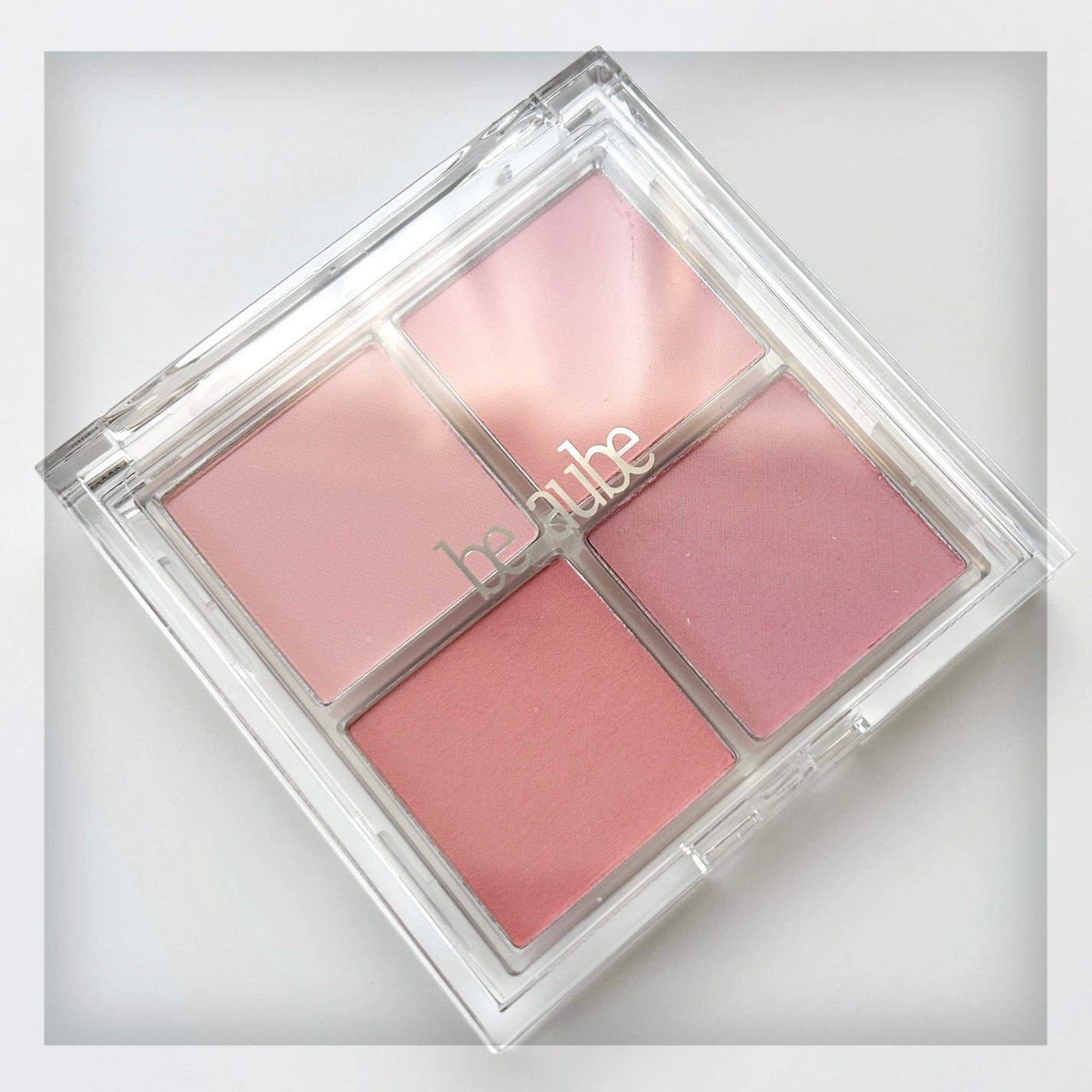 ミックスマッチチークパレット/be aube/パウダーチークを使ったクチコミ(2枚目)