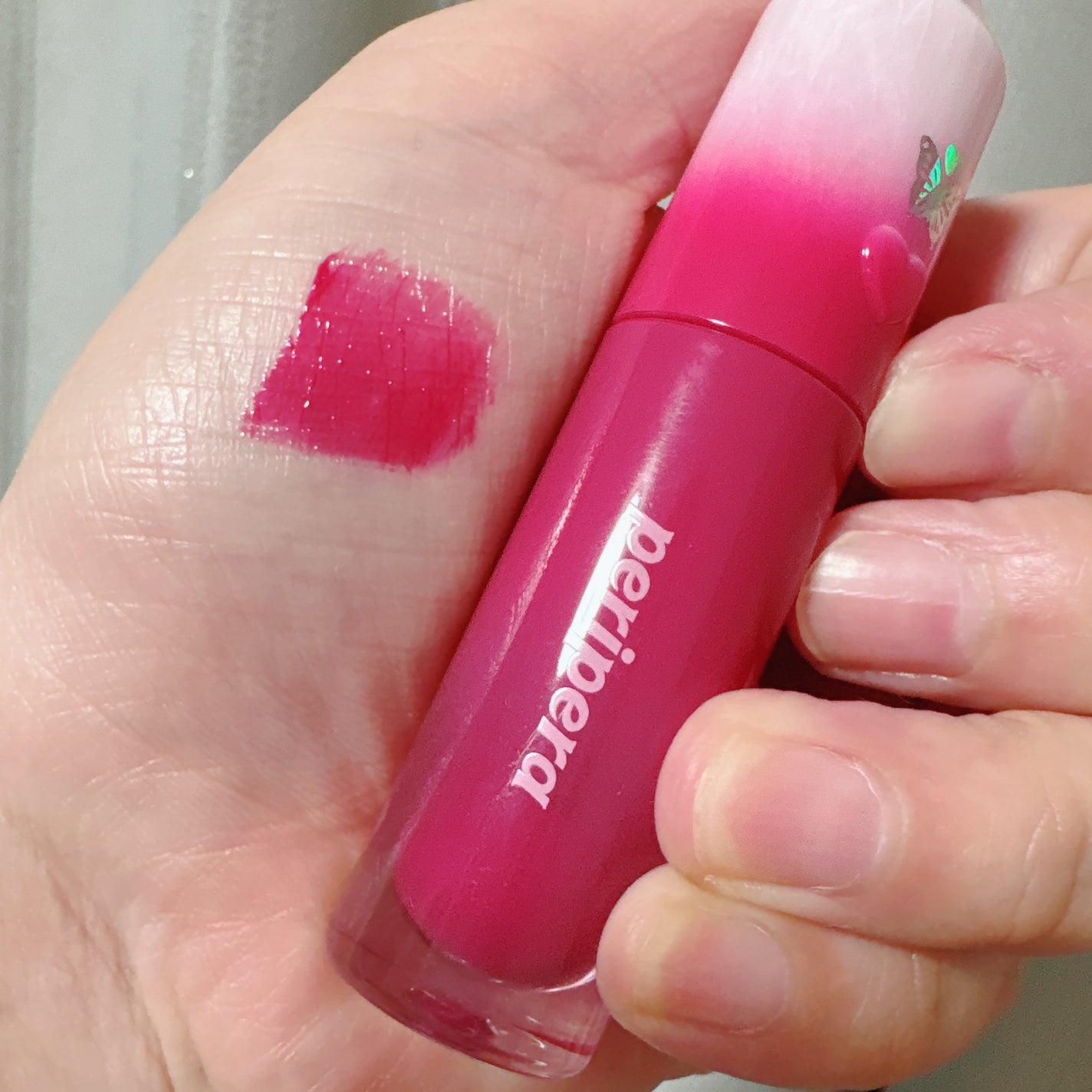 ペリペラ インク ムード グロイ ティント/PERIPERA/リップティントを使ったクチコミ(3枚目)