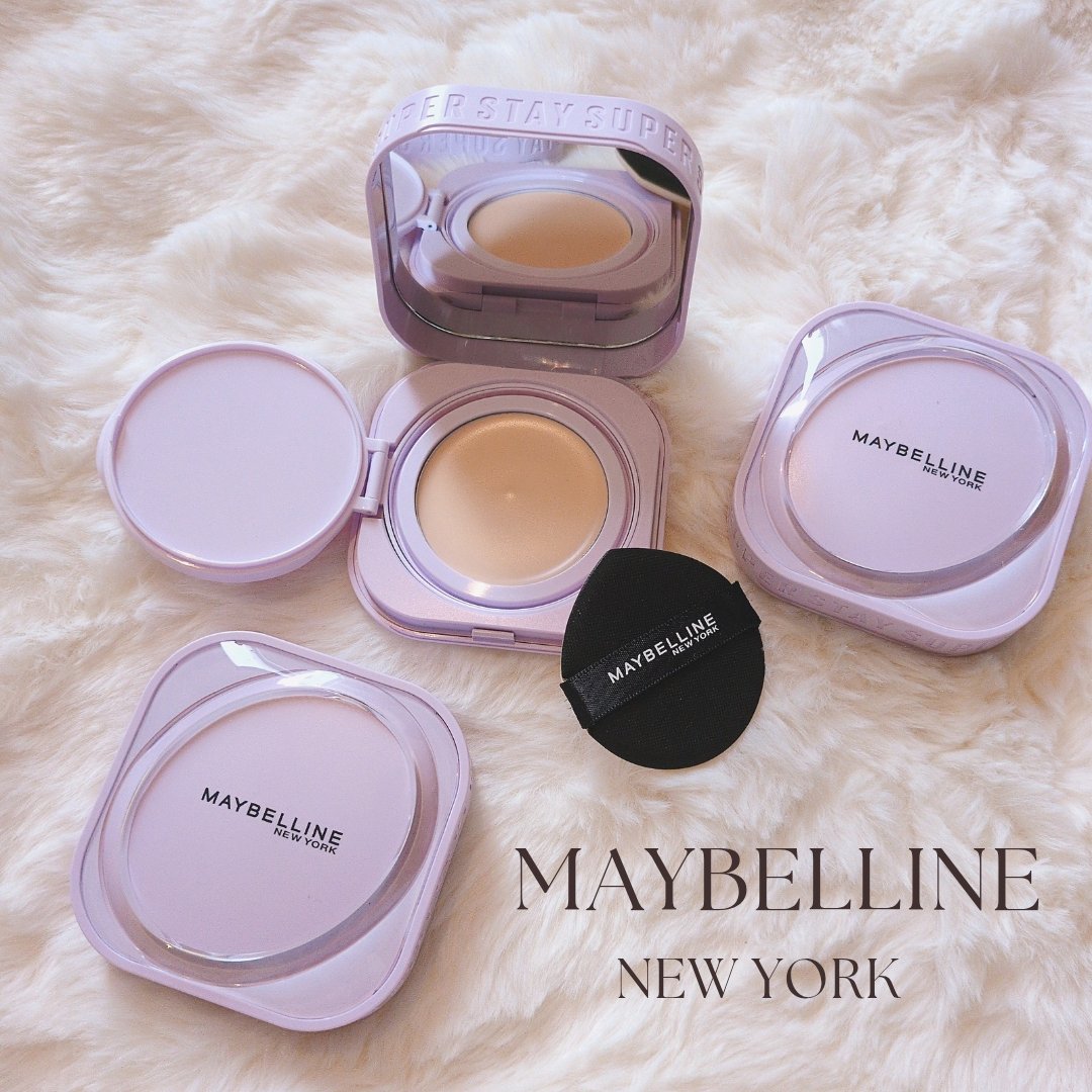 SPステイ クリームパクト ファンデーション/MAYBELLINE NEW YORK/クリーム・エマルジョンファンデーションを使ったクチコミ（1枚目）
