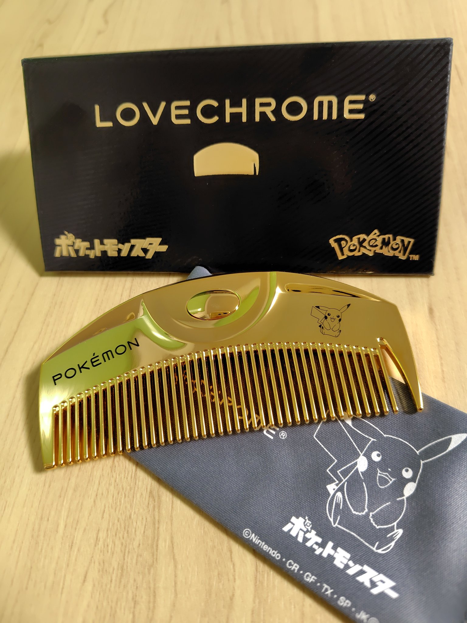 (R)K24GPツキ ゴールド/LOVECHROME/ヘアコームを使ったクチコミ（1枚目）