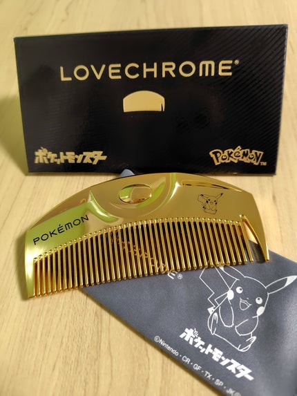 (R)K24GPツキ ゴールド/LOVECHROME/ヘアコームを使ったクチコミ(1枚目)
