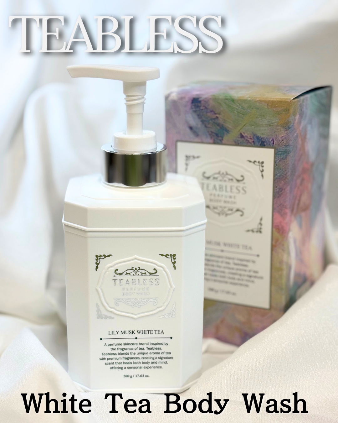 パフュームボディウォッシュ リリームスクホワイトティー/TEABLESS/ボディソープを使ったクチコミ（1枚目）