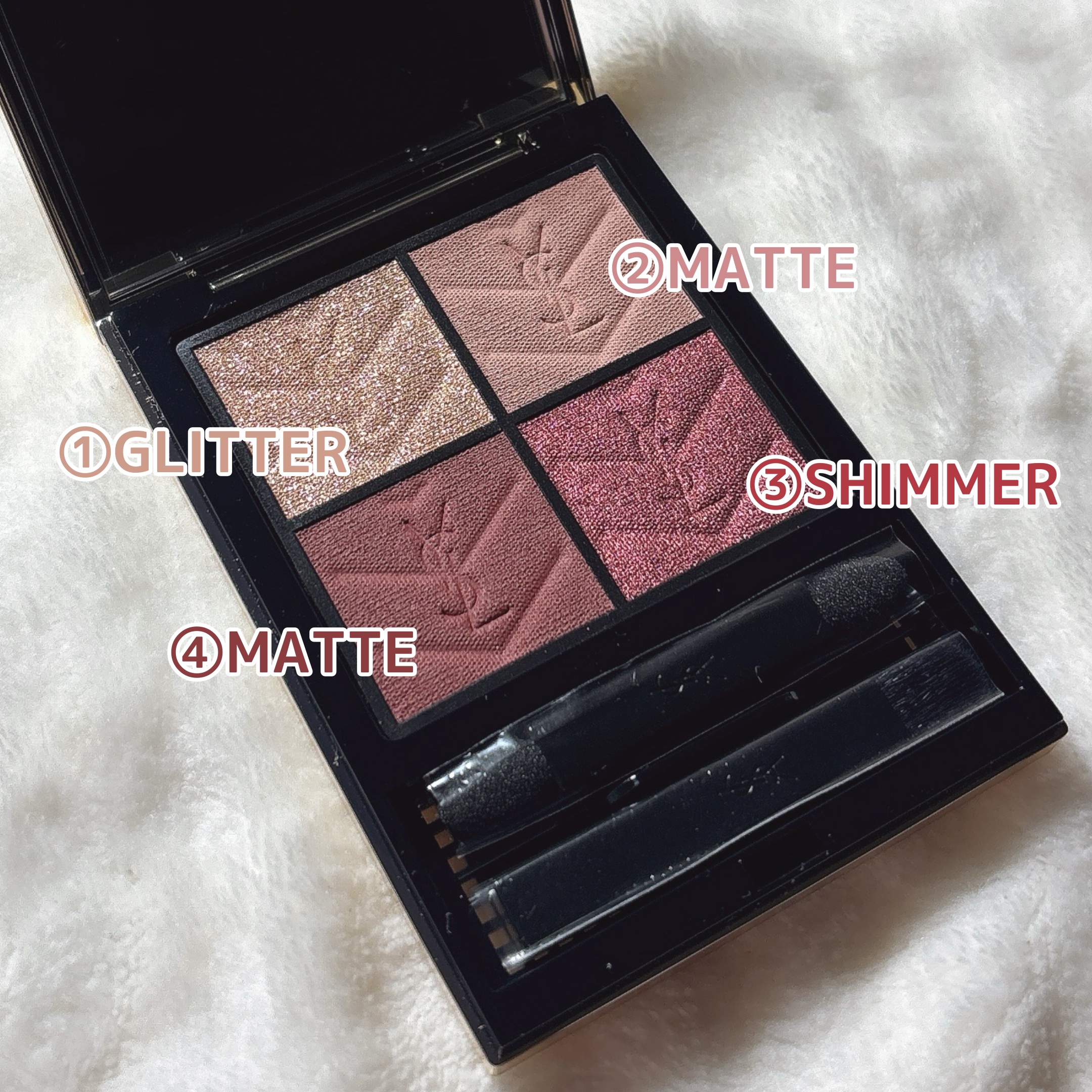 クチュール ミニ クラッチ/YVES SAINT LAURENT BEAUTE/アイシャドウパレットを使ったクチコミ（2枚目）