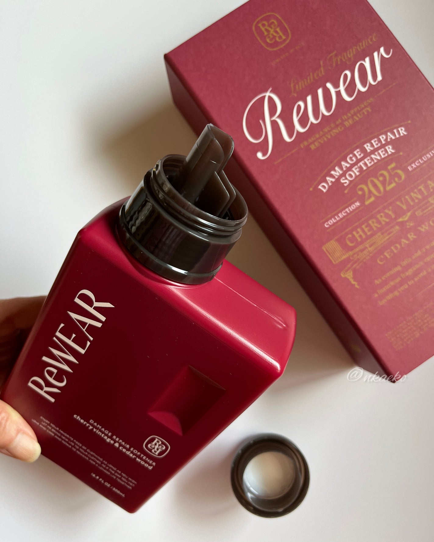 リウェア 再生柔軟剤 チェリーヴィンテージ&シダーウッド/ReWEAR/柔軟剤を使ったクチコミ(2枚目)