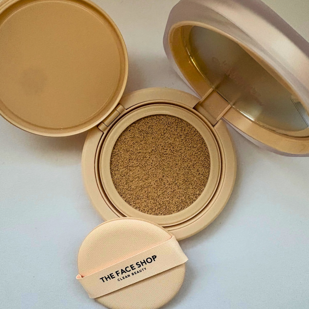 インクラスティングクッションファンデーション/THE FACE SHOP/クッションファンデーションを使ったクチコミ(2枚目)