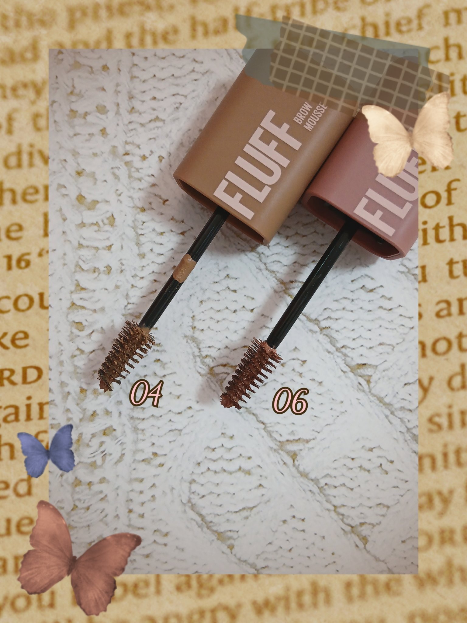 ＳＰ フラッフ ブロウ ムース/MAYBELLINE NEW YORK/眉マスカラを使ったクチコミ（2枚目）