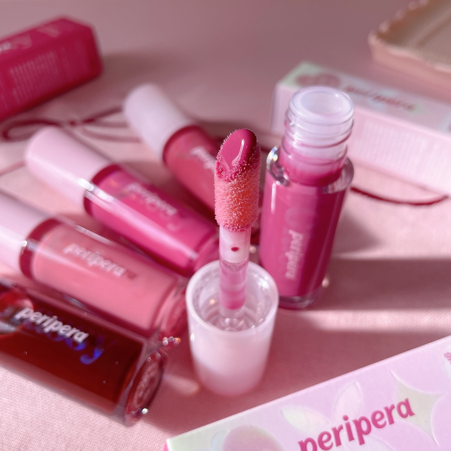 インク グラスティング リップ グロス/PERIPERA/リップグロスを使ったクチコミ（2枚目）