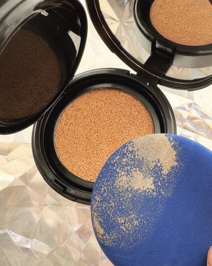 BIVABOO ベルベットジュエルクッションのクチコミ「BIVABOOベルベットジュエルクッションファンデーション
ミディアム20 使用
ジュエル感.....」(3枚目)