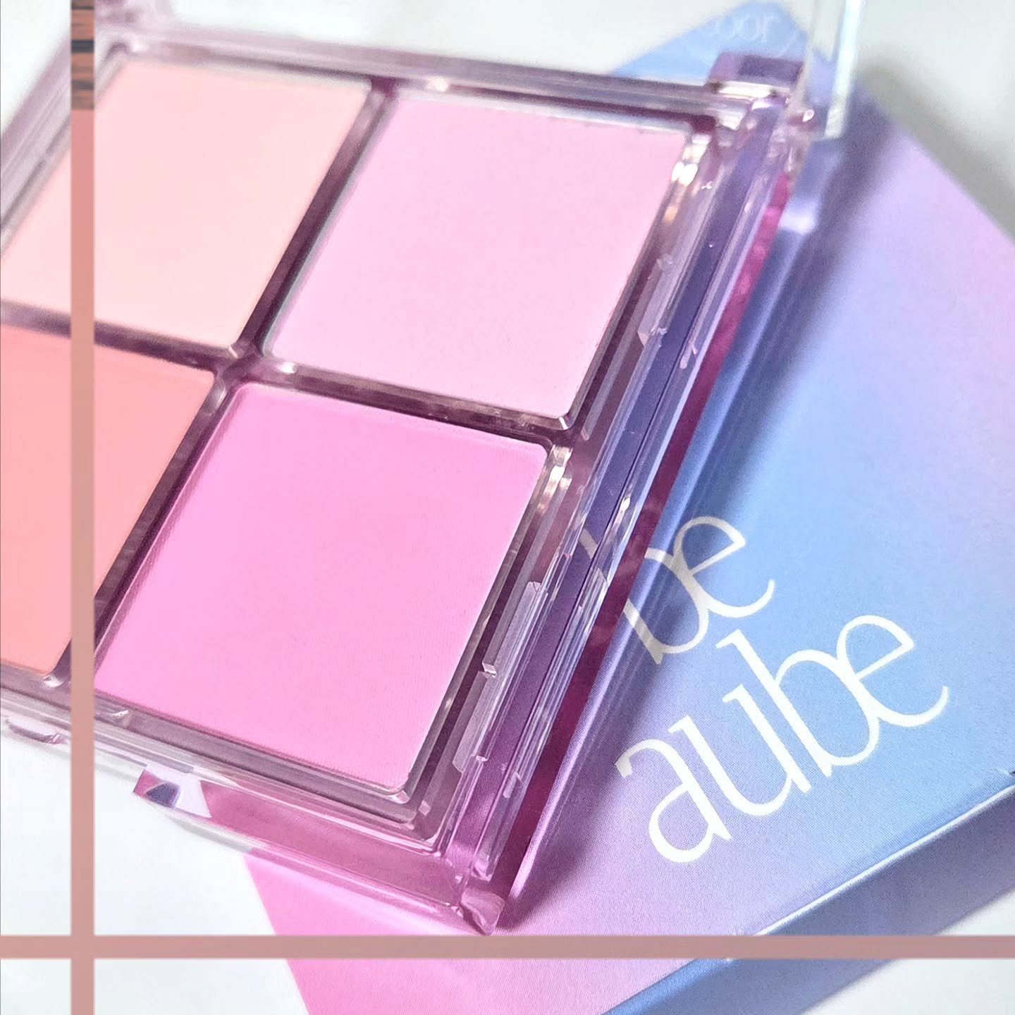 ミックスマッチチークパレット/be aube/パウダーチークを使ったクチコミ（1枚目）