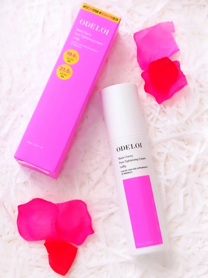 ブラックチェリー 毛穴引き締めクリーム ロフディ/ODELOI/フェイスクリームを使ったクチコミ(1枚目)