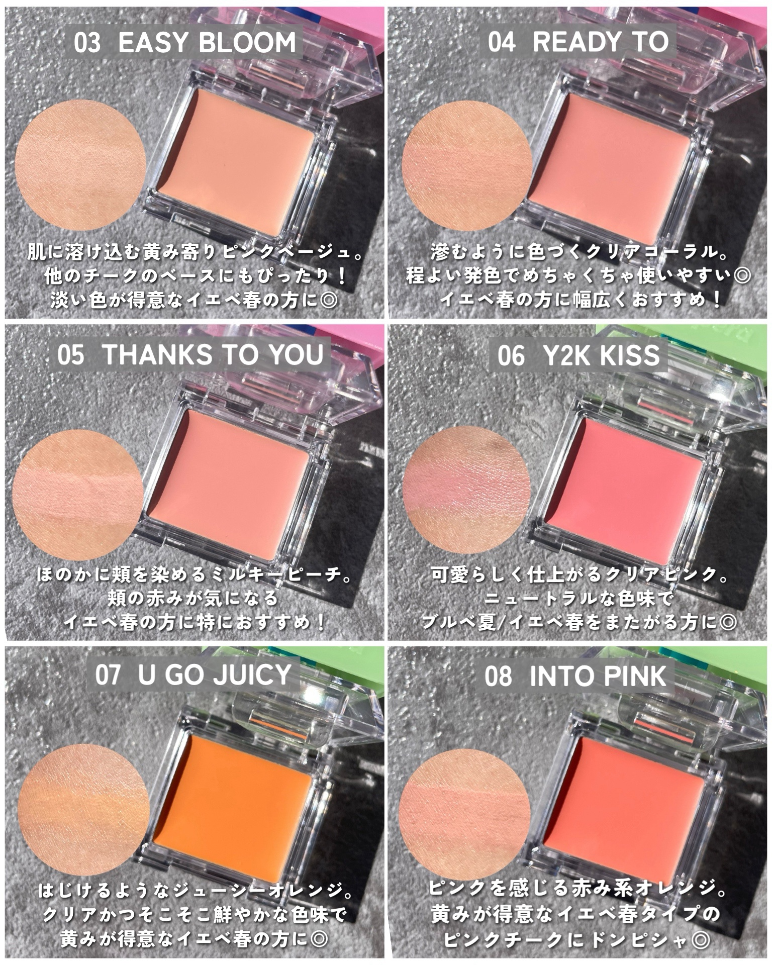 ペリペラ トック ブラッシュ キーキャップ 17 J ジャスト オン ミー/PERIPERA/パウダーチークを使ったクチコミ（3枚目）