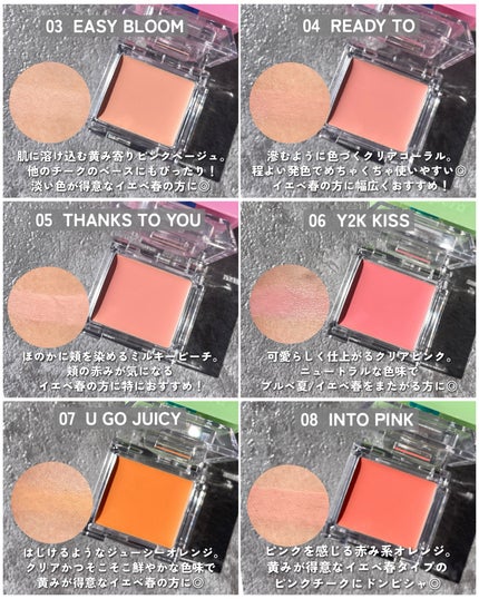 ペリペラ トック ブラッシュ キーキャップ/PERIPERA/パウダーチークを使ったクチコミ(3枚目)