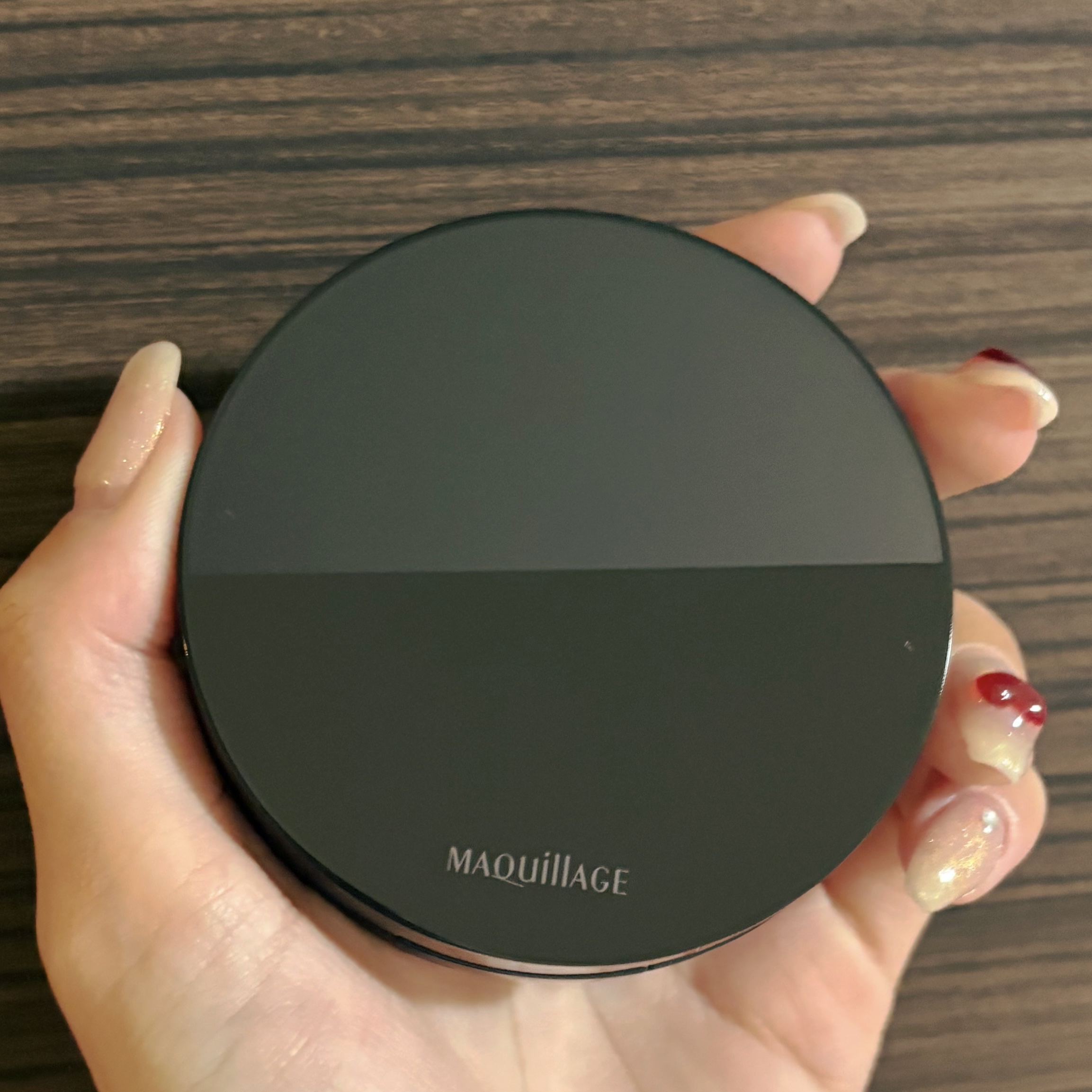 ドラマティックエッセンスクッション グロウ/マキアージュ/クッションファンデーションを使ったクチコミ（1枚目）