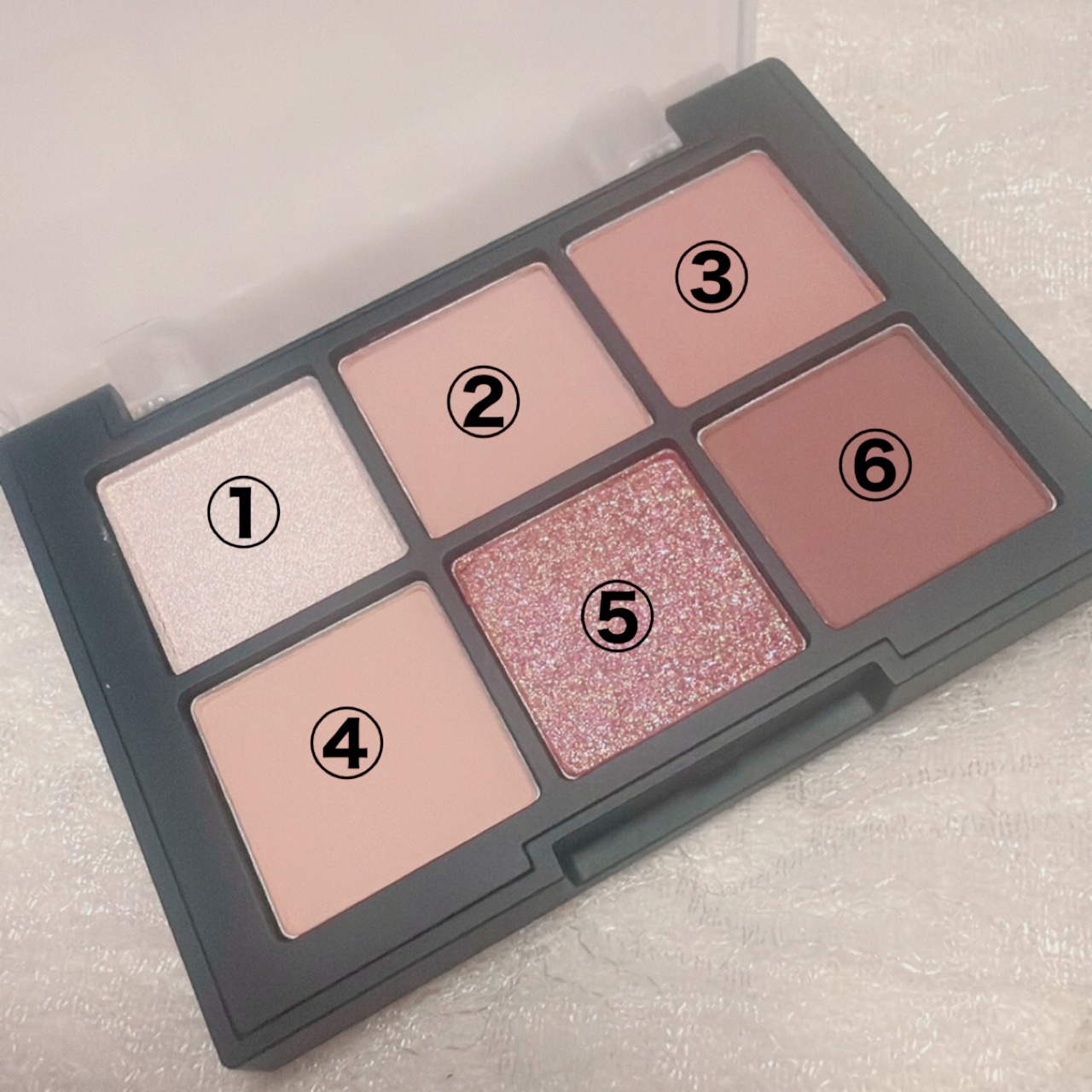 ブラーフィニシュシャドウパレット/Dinto/アイシャドウパレットを使ったクチコミ（2枚目）